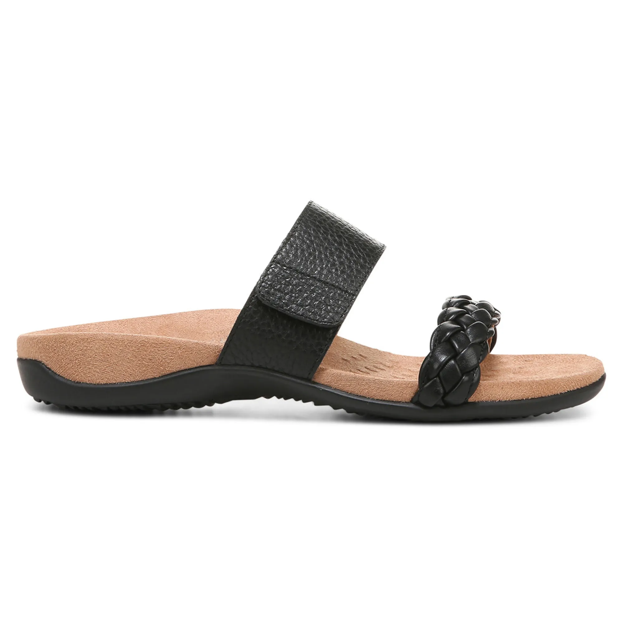 Store Vionic Jeanne Slide Sandal (Wide) Black|Cream|Gold|Rose