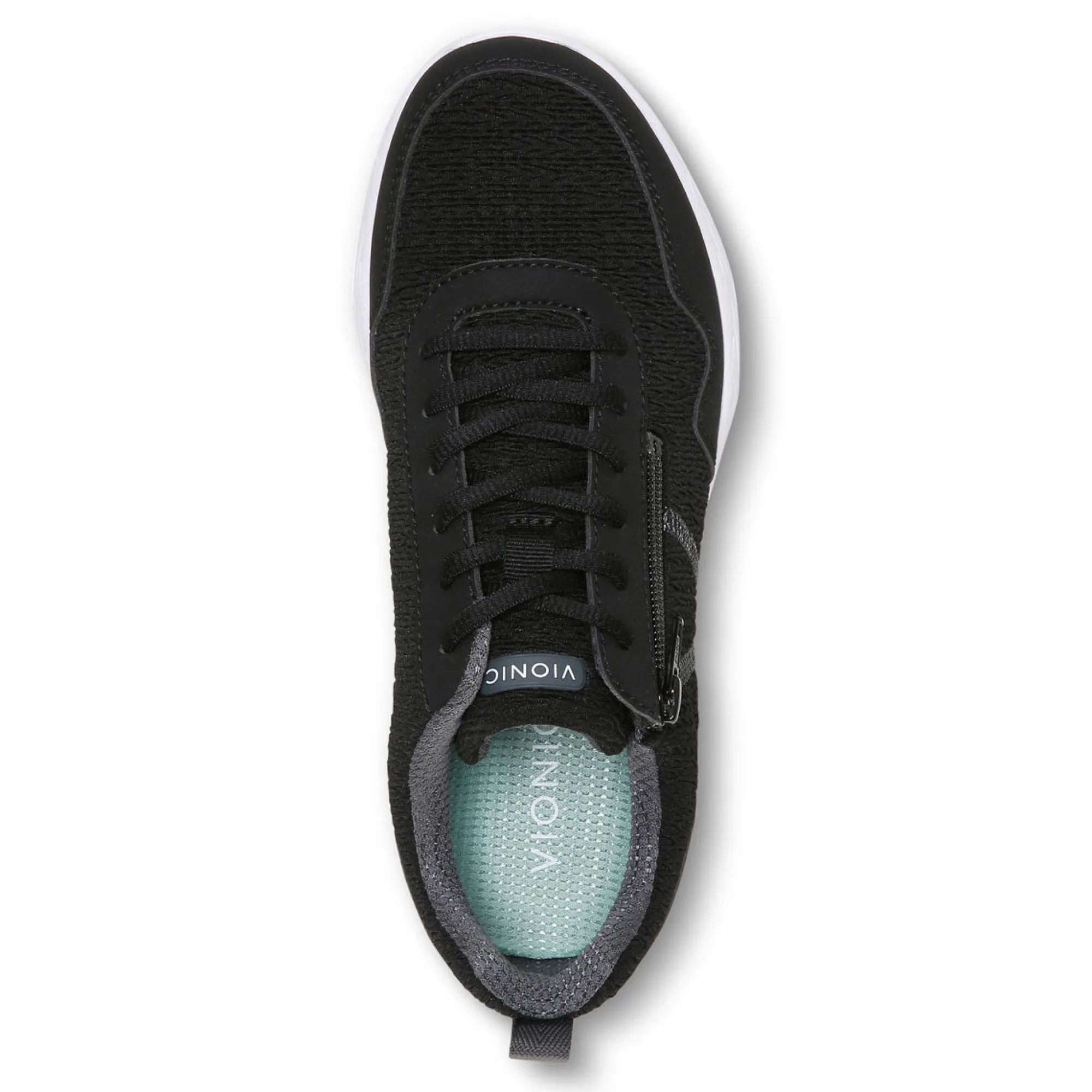 Best Vionic Jetta Sneaker Black|Light Grey|White