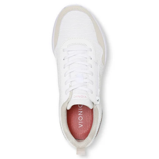 Best Vionic Jetta Sneaker Black|Light Grey|White