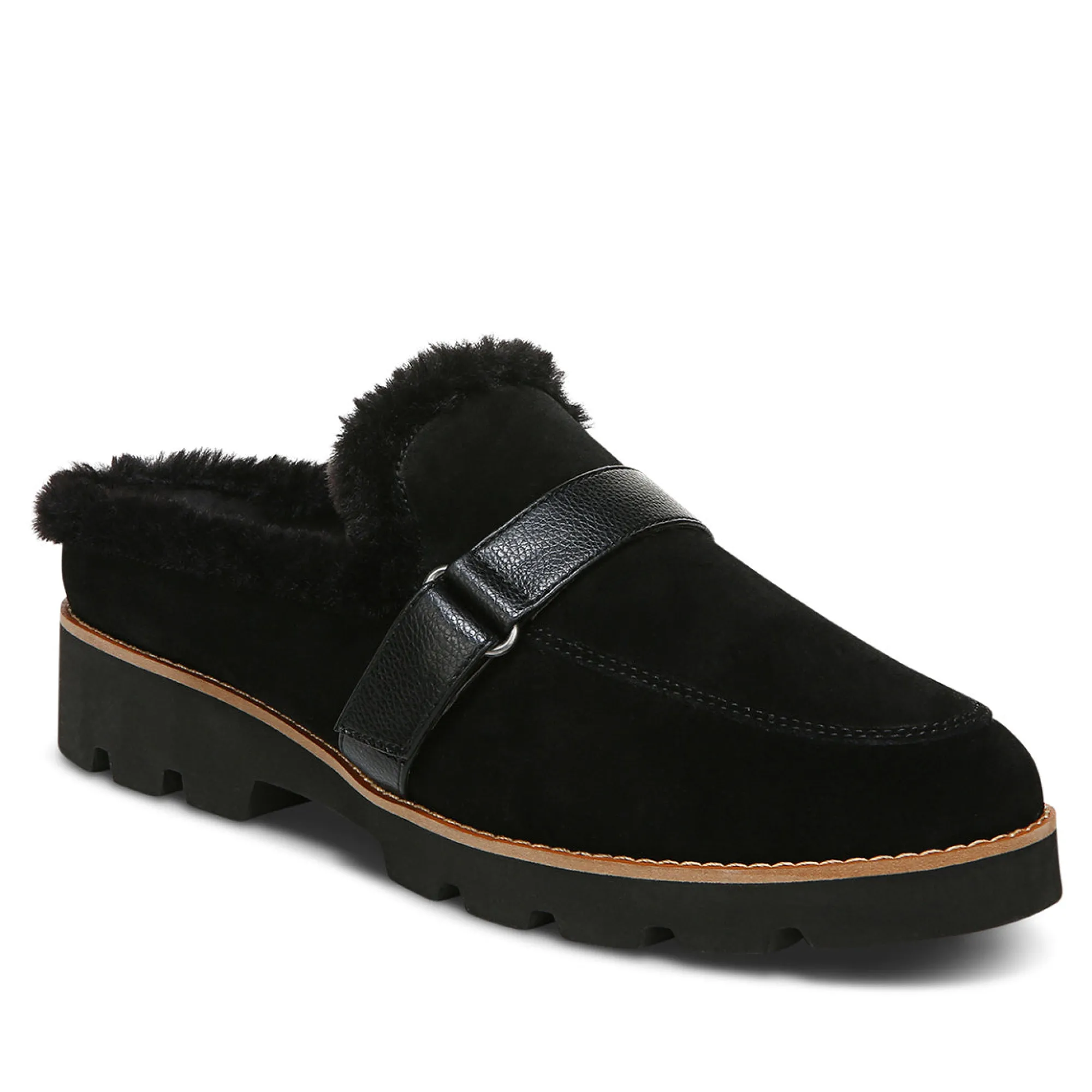 Shop Vionic Kailen Mule Black|Charcoal|Toffee