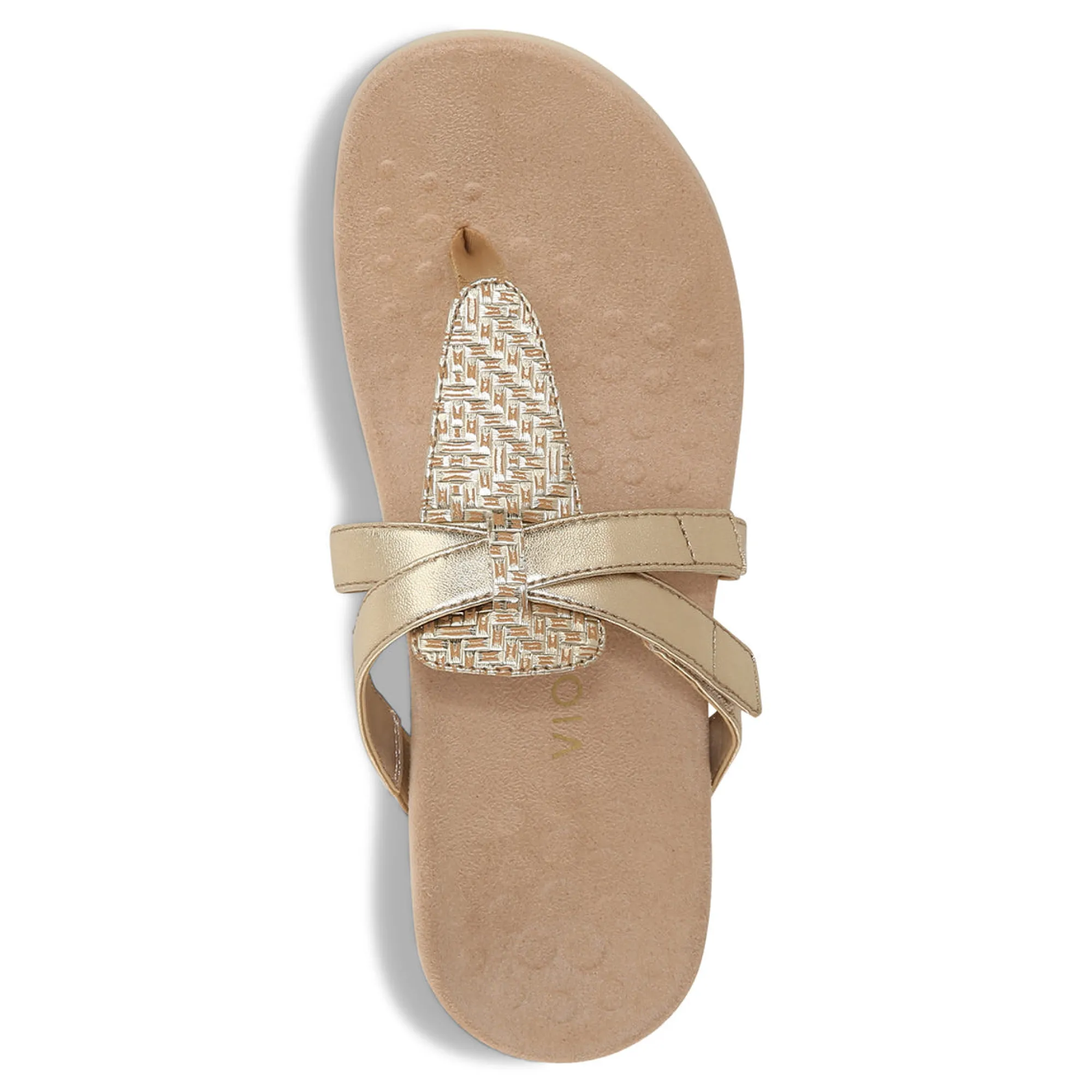 Flash Sale Vionic Karley Toe Post Sandal Black|Cream|Gold|Roze