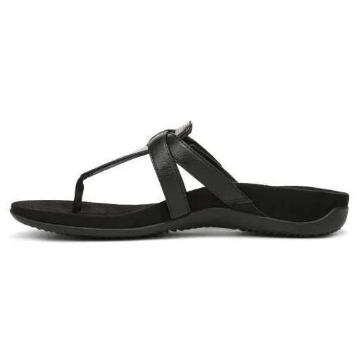 Flash Sale Vionic Karley Toe Post Sandal Black|Cream|Gold|Roze
