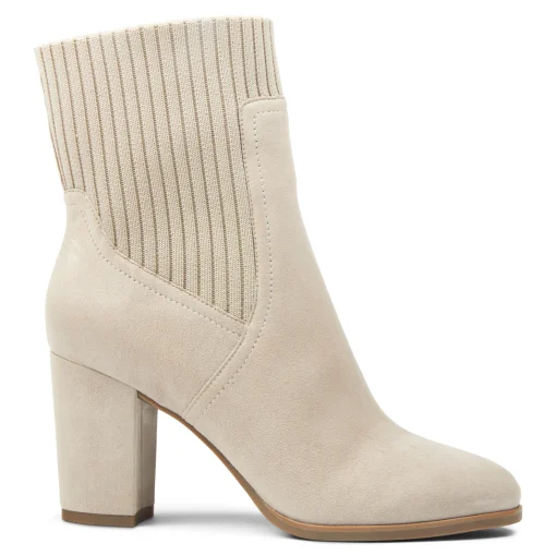 Outlet Vionic Kaylee Ankle Boot Black Suede Knit|Dark Taupe Suede/Knit|Olive|Toffee