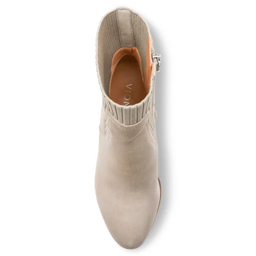 Outlet Vionic Kaylee Ankle Boot Black Suede Knit|Dark Taupe Suede/Knit|Olive|Toffee