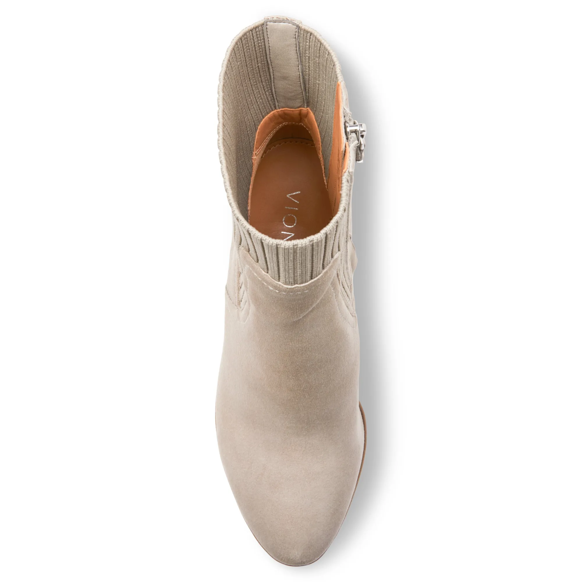 Outlet Vionic Kaylee Ankle Boot Black Suede Knit|Dark Taupe Suede/Knit|Olive|Toffee