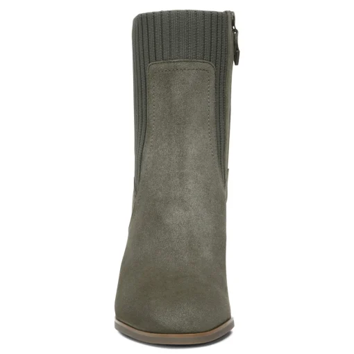 Outlet Vionic Kaylee Ankle Boot Black Suede Knit|Dark Taupe Suede/Knit|Olive|Toffee