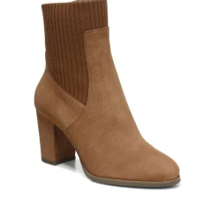 Outlet Vionic Kaylee Ankle Boot Black Suede Knit|Dark Taupe Suede/Knit|Olive|Toffee