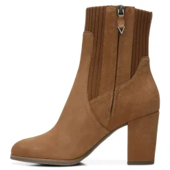 Outlet Vionic Kaylee Ankle Boot Black Suede Knit|Dark Taupe Suede/Knit|Olive|Toffee