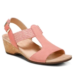 Online Vionic Kaytie Wedge Sandal Black|Blue Haze|Clay|Semolina