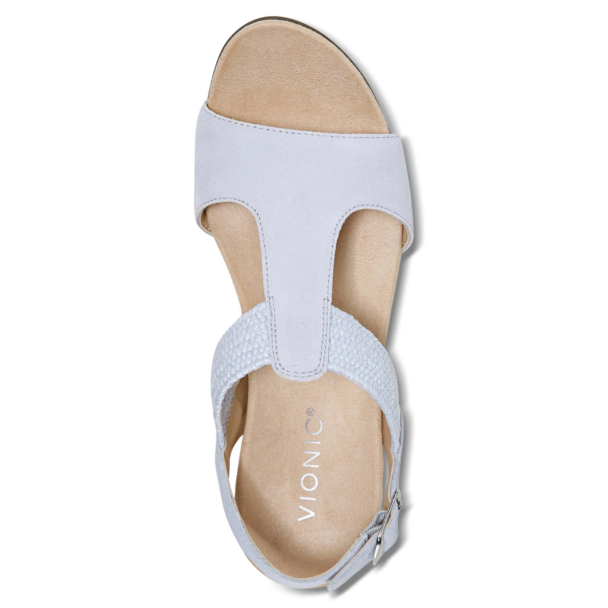 Online Vionic Kaytie Wedge Sandal Black|Blue Haze|Clay|Semolina