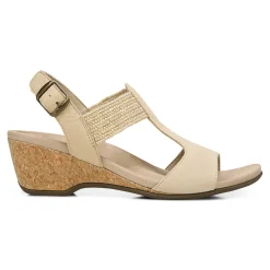 Online Vionic Kaytie Wedge Sandal Black|Blue Haze|Clay|Semolina