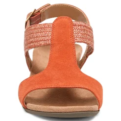 Online Vionic Kaytie Wedge Sandal Black|Blue Haze|Clay|Semolina