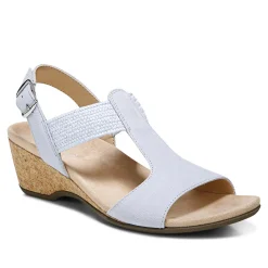 Online Vionic Kaytie Wedge Sandal Black|Blue Haze|Clay|Semolina