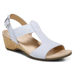 Online Vionic Kaytie Wedge Sandal Black|Blue Haze|Clay|Semolina