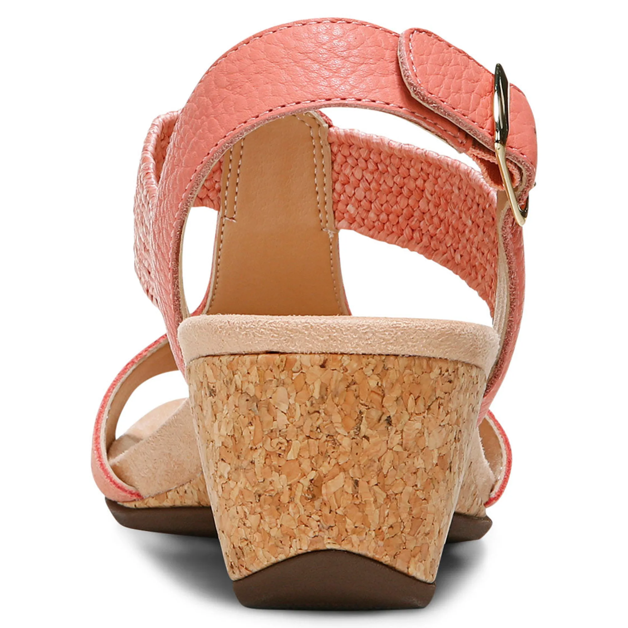 Online Vionic Kaytie Wedge Sandal Black|Blue Haze|Clay|Semolina