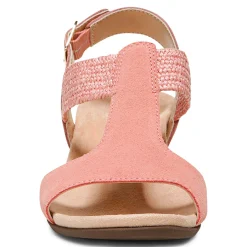 Online Vionic Kaytie Wedge Sandal Black|Blue Haze|Clay|Semolina