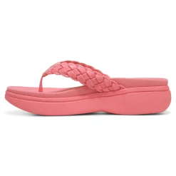 New Vionic Kenji Platform Sandal Ii Blue Shadow|Menta|Shell Pink