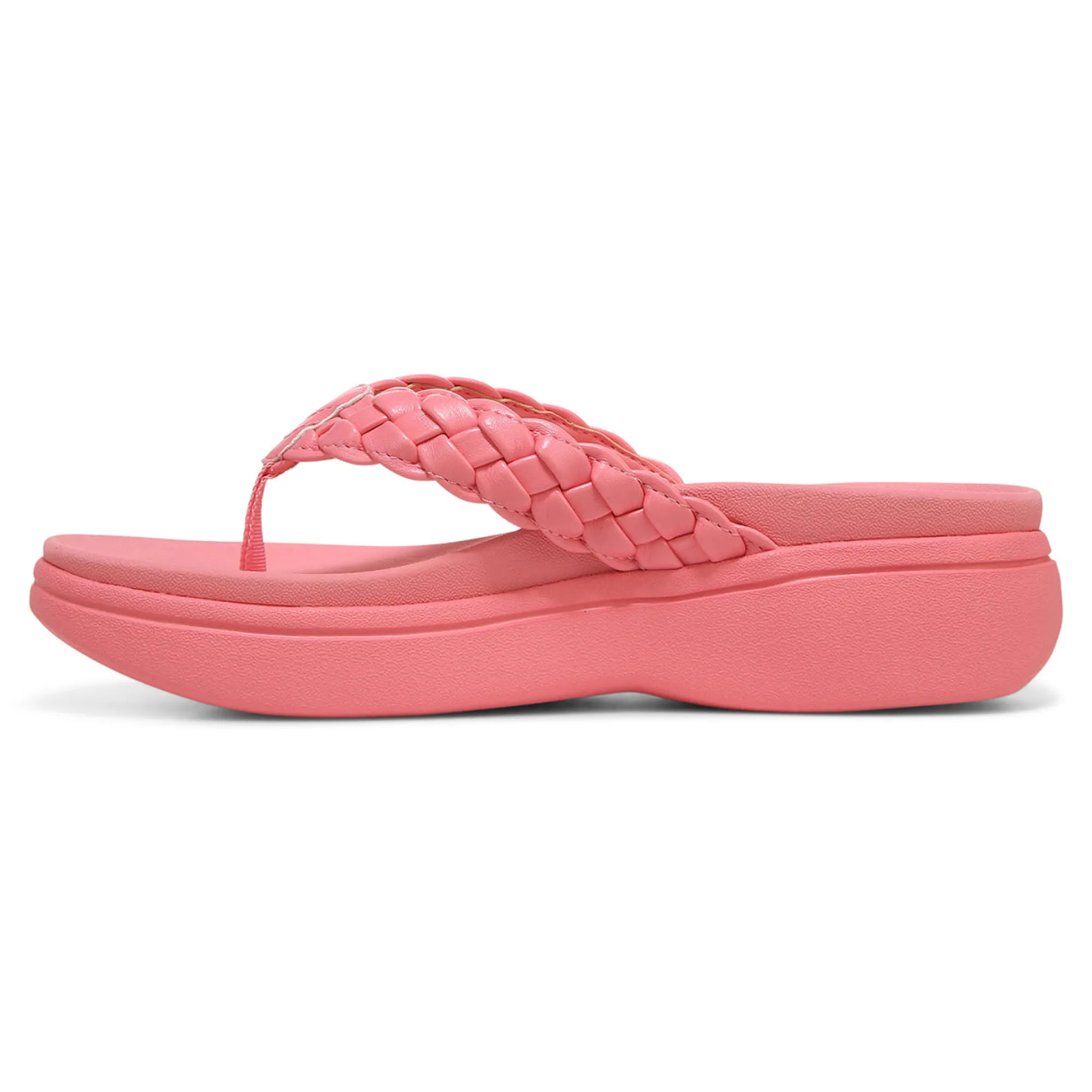 New Vionic Kenji Platform Sandal Ii Blue Shadow|Menta|Shell Pink