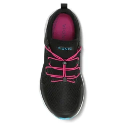 Clearance Vionic London Sneaker Black|Bluebell|Charcoal|Wasabi-Mint