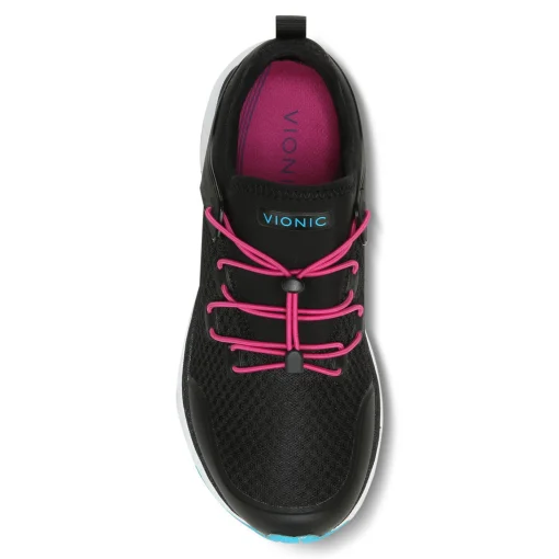 Clearance Vionic London Sneaker Black|Bluebell|Charcoal|Wasabi-Mint