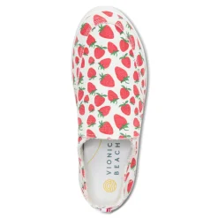 Clearance Vionic Malibu Slip On (Fruit) Blue Haze Orange Grove|Strawberries|White Lemons|White Orange Grove
