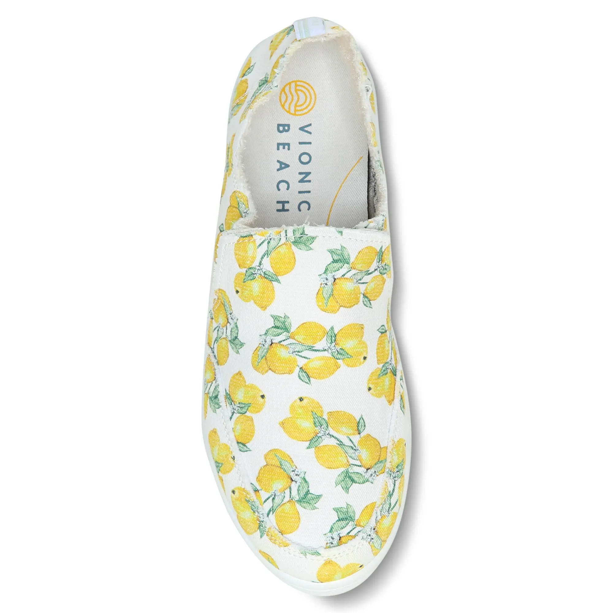 Clearance Vionic Malibu Slip On (Fruit) Blue Haze Orange Grove|Strawberries|White Lemons|White Orange Grove