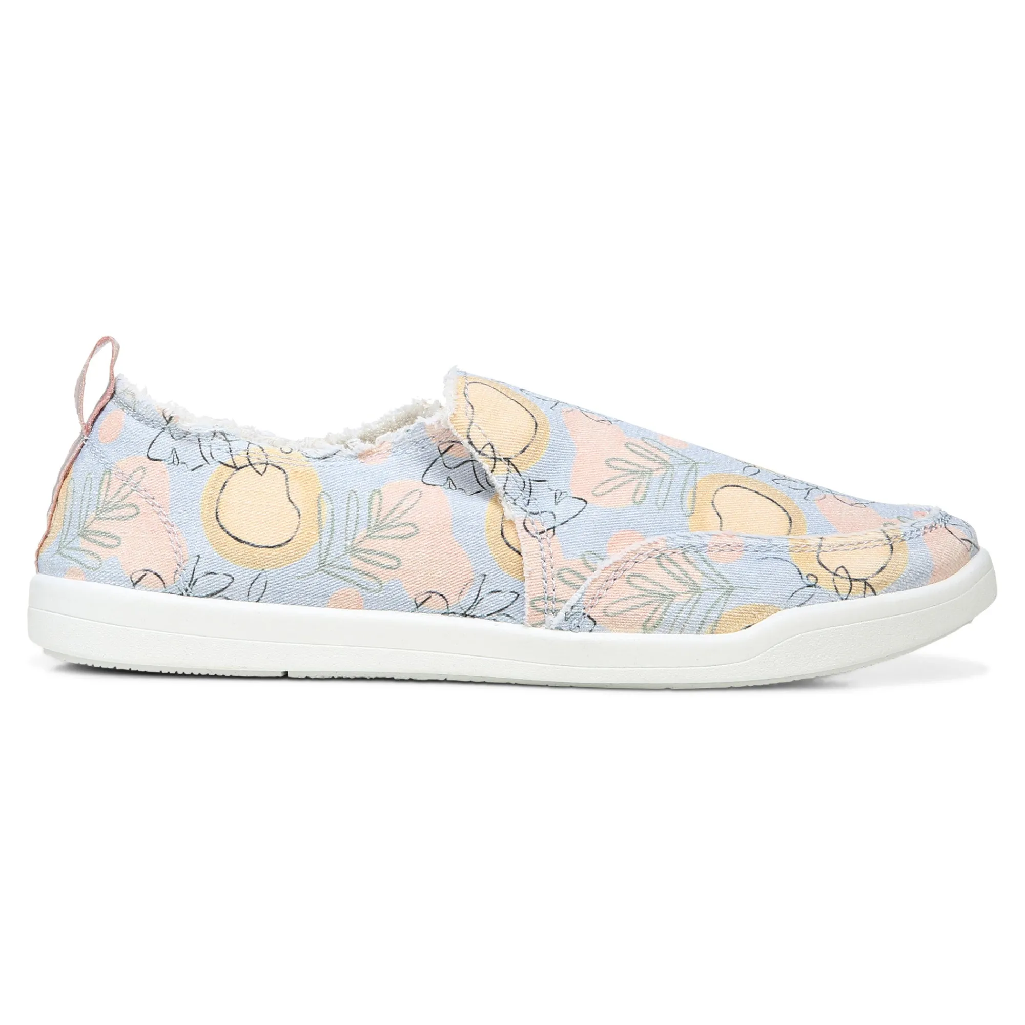 Clearance Vionic Malibu Slip On (Fruit) Blue Haze Orange Grove|Strawberries|White Lemons|White Orange Grove