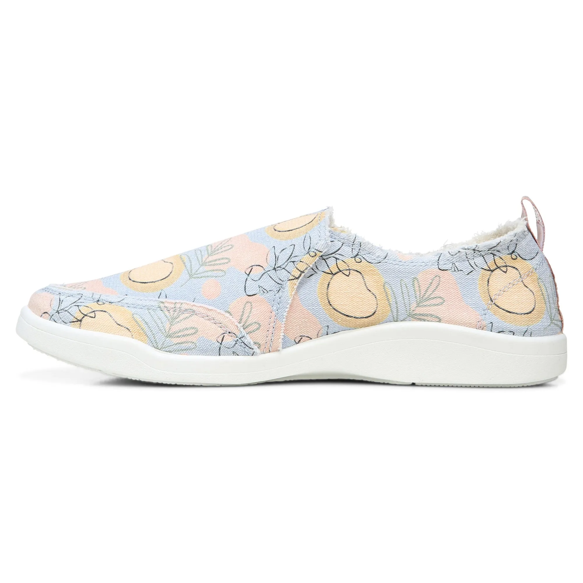 Clearance Vionic Malibu Slip On (Fruit) Blue Haze Orange Grove|Strawberries|White Lemons|White Orange Grove