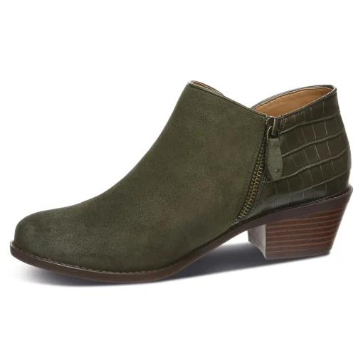 Online Vionic Marissa Ankle Bootie Black|Chocolate|Olive