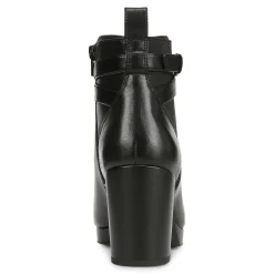 Fashion Vionic Nella Ankle Boot Black Leather|Camel Leather
