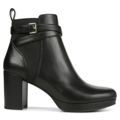 Fashion Vionic Nella Ankle Boot Black Leather|Camel Leather