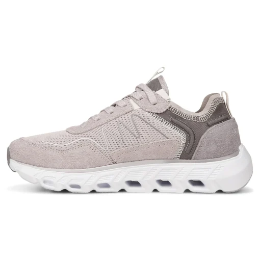 Shop Vionic Nimble Sneaker Cream Suede|Black Suede|Mist Suede