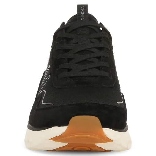 Shop Vionic Nimble Sneaker Cream Suede|Black Suede|Mist Suede