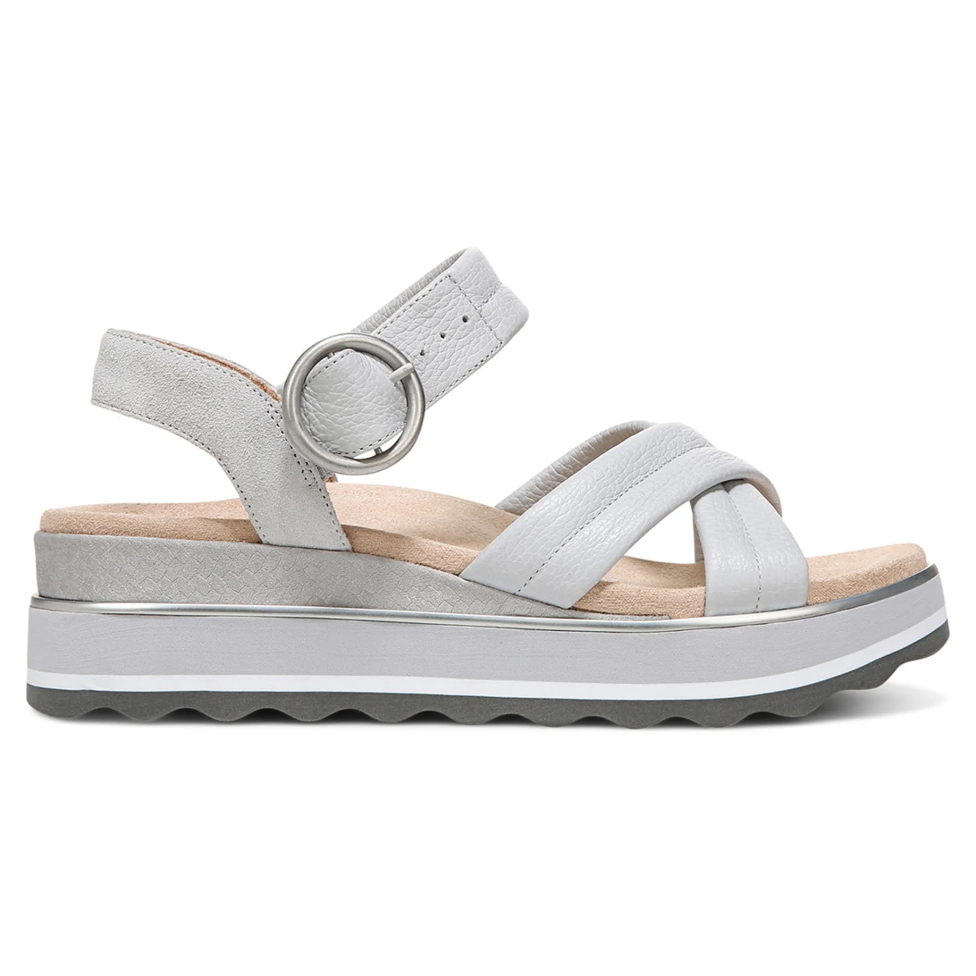 Outlet Vionic Reyna Platform Sandal Black|Blue Shadow|Cream|Vapor