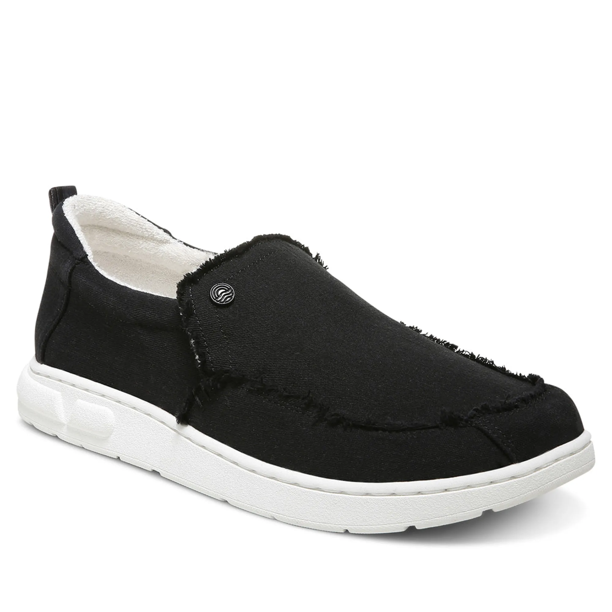 Shop Vionic Seaview Men'S Slip On Sneaker Black|Light Grey|Olive|Vallarta Blue