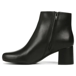 Shop Vionic Sibley Ankle Boot Black Leather|Taupe Suede
