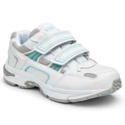 Hot Vionic Tabi Walker (Wide) Black|Cream Suede|White-Blue