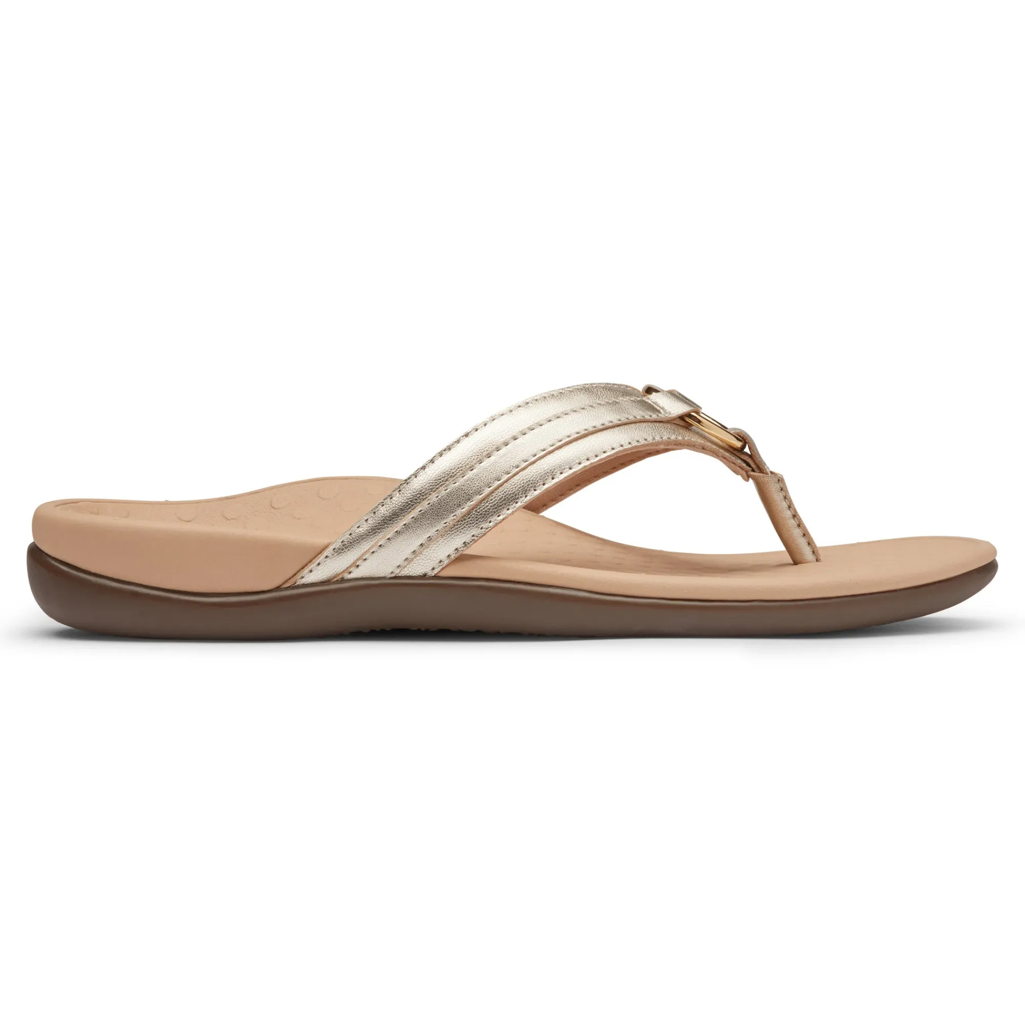 Cheap Vionic Tide Aloe Toe Post Sandal Black|Black Leather|Champagne|Lavender