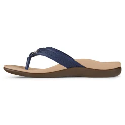 Cheap Vionic Tide Aloe Toe Post Sandal Black|Black Leather|Champagne|Lavender