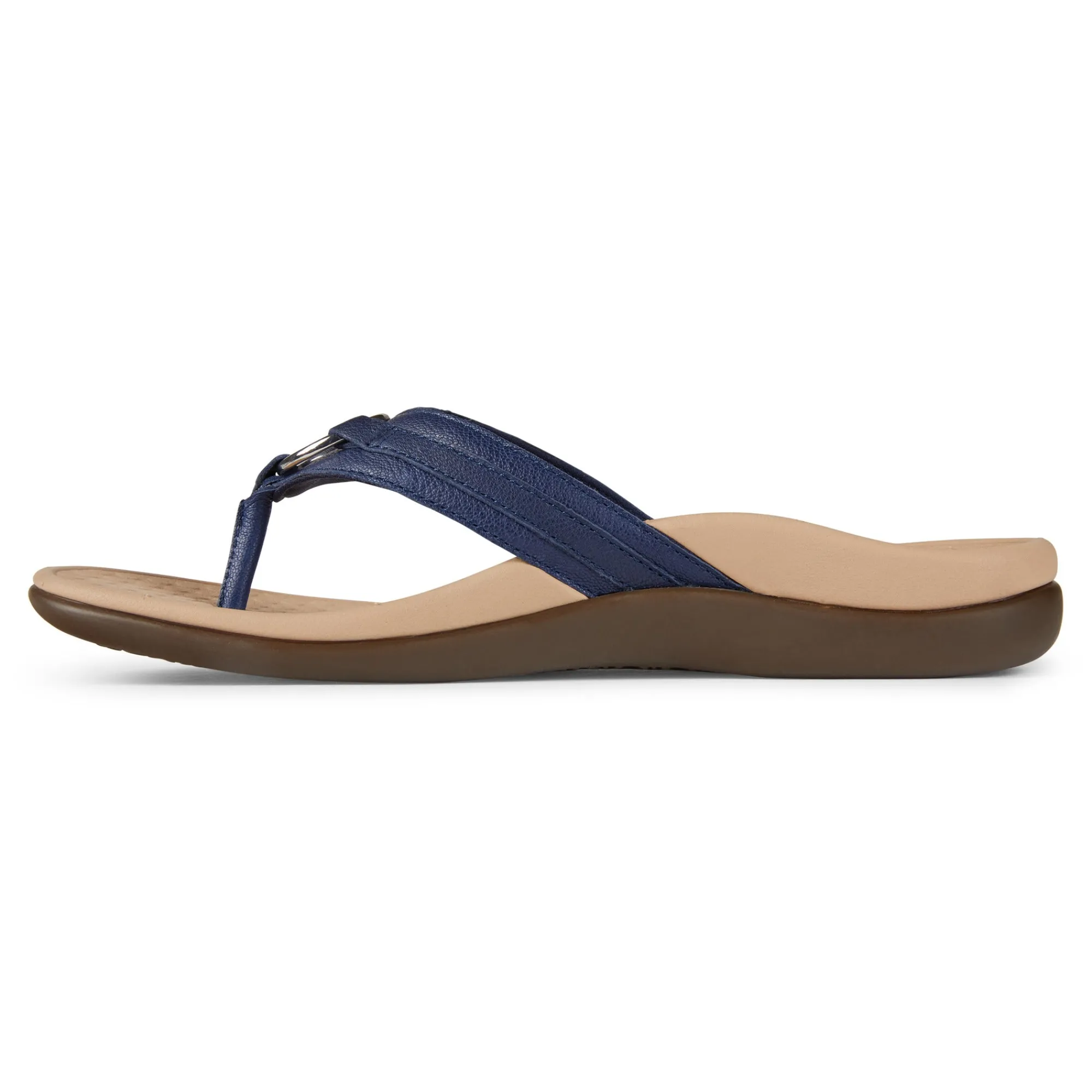 Cheap Vionic Tide Aloe Toe Post Sandal Black|Black Leather|Champagne|Lavender