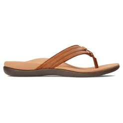 Cheap Vionic Tide Aloe Toe Post Sandal Black|Black Leather|Champagne|Lavender