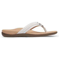 Cheap Vionic Tide Aloe Toe Post Sandal Black|Black Leather|Champagne|Lavender