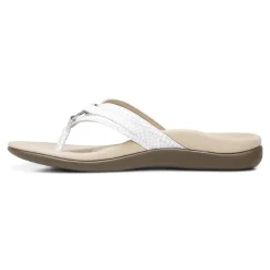 Cheap Vionic Tide Aloe Toe Post Sandal Black|Black Leather|Champagne|Lavender