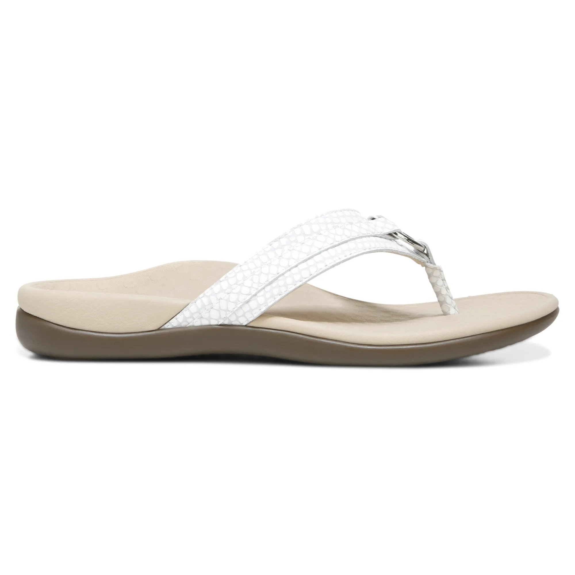 Cheap Vionic Tide Aloe Toe Post Sandal Black|Black Leather|Champagne|Lavender
