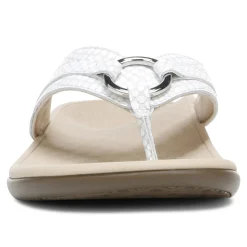 Cheap Vionic Tide Aloe Toe Post Sandal Black|Black Leather|Champagne|Lavender
