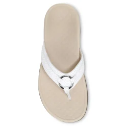 Cheap Vionic Tide Aloe Toe Post Sandal Black|Black Leather|Champagne|Lavender