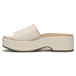 Fashion Vionic Trista Platform Sandal Black Tumbled|Cream