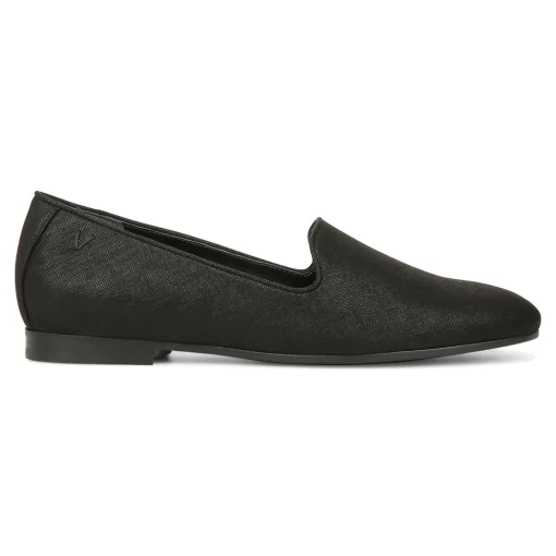 Best Vionic Willa Slip On Flat Iii Black Metallic|Black Metallic Snake|Black Shimmer|Silver Metallic