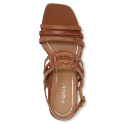 Cheap Vionic Zaphira Heeled Sandal Tan|Black|Cream